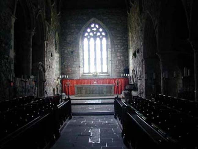 INSIDE THE CHAPEL